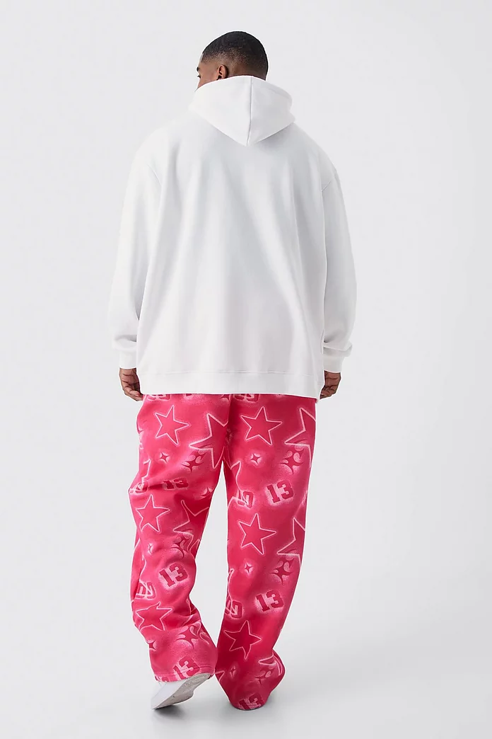 Plus Relaxed All Over Graffiti Sweatpants | boohooMAN USA Plus Relaxed All Over Graffiti Sweatpants | boohooMAN USA